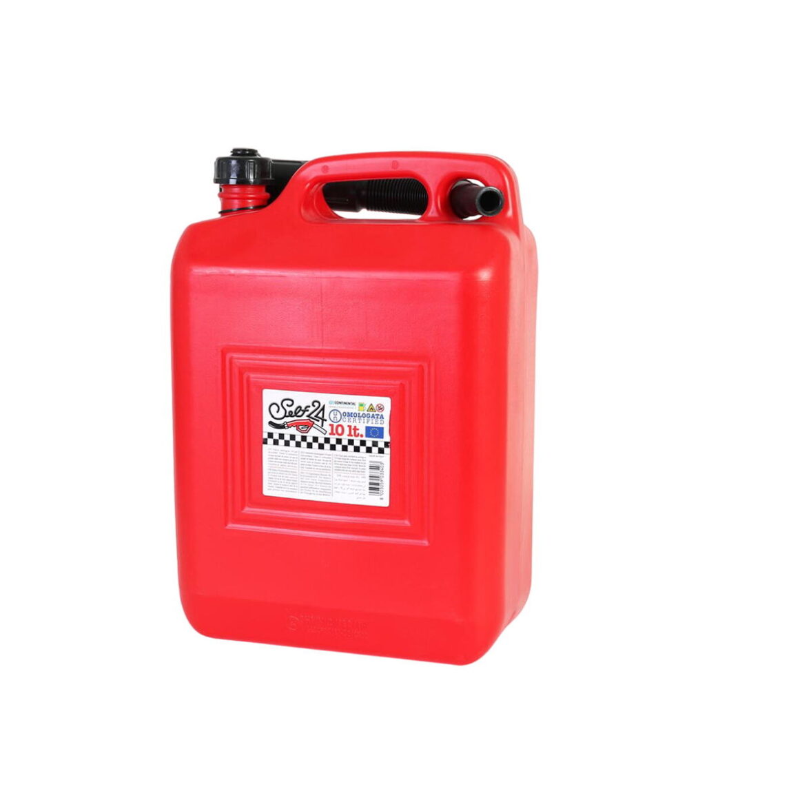 Tanque para Combustible con Embudo Continental Self Rojo 10 L (4 Unidades) - Imagen 3