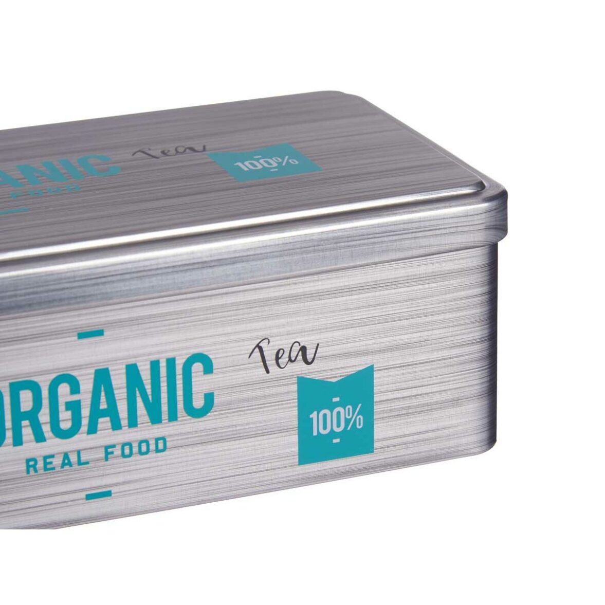 Caja para Infusiones Kinvara Organic Tea Gris Hojalata 11 x 7,1 x 18 cm (24 Unidades) - Imagen 3