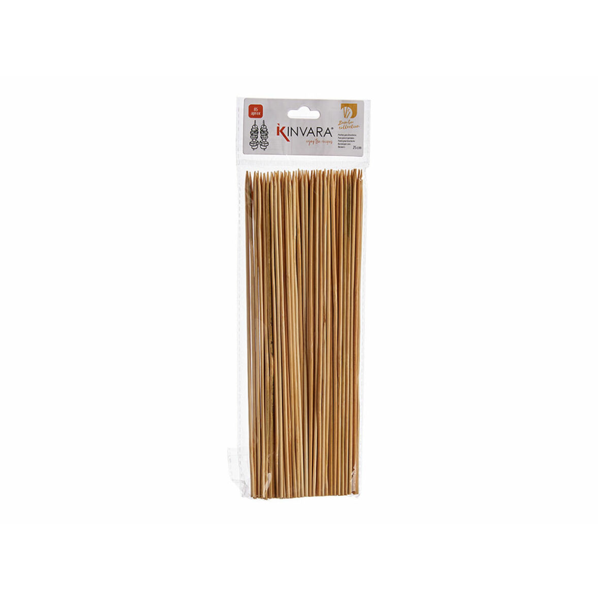 Palillos de Bambú Kinvara 1703528 (48 Unidades) - Imagen 3