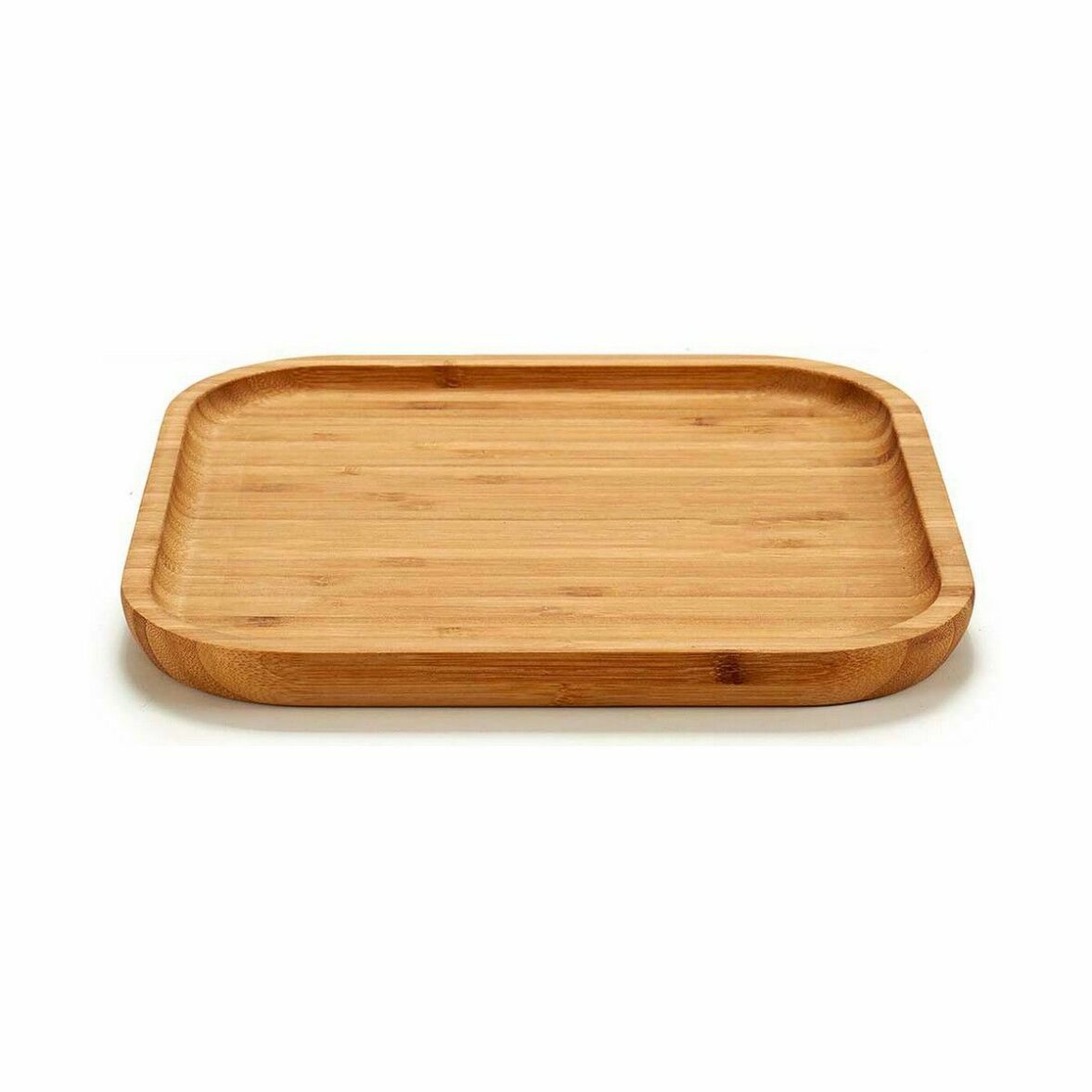 Bandeja de Aperitivos Kinvara JWKW-3710 Marrón Cuadrada 20 x 1,5 x 20 cm (12 Unidades) - Imagen 3