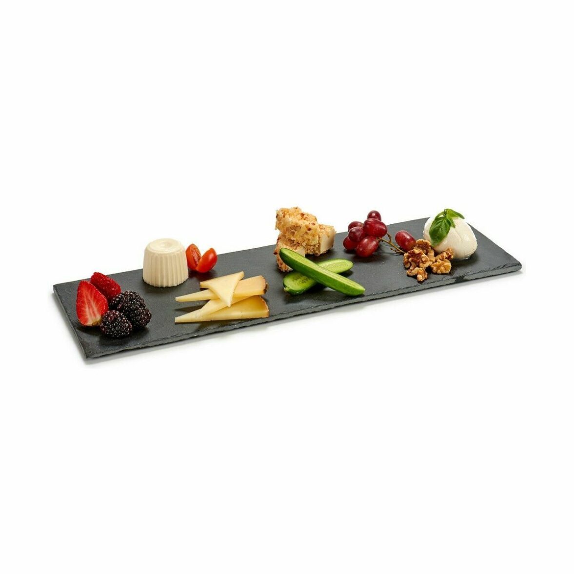Bandeja de Aperitivos Kinvara SJ5015 Negro 50 x 0,5 x 15 cm (12 Unidades) - Imagen 4
