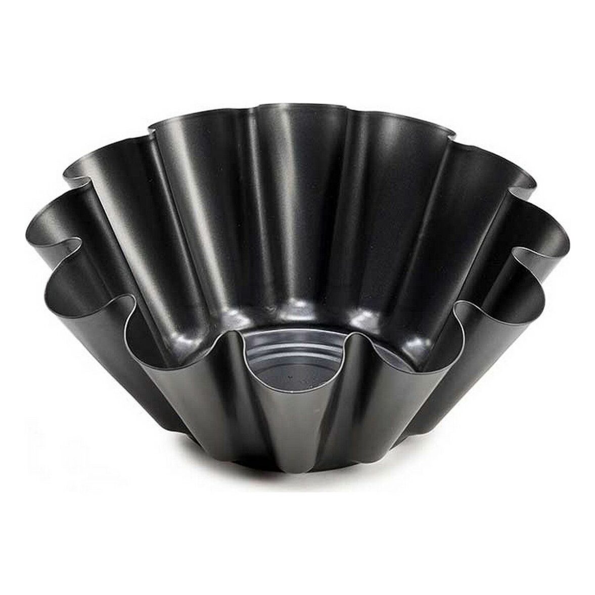 Molde para Flan Kinvara 83009 Gris oscuro Acero 1,5 L 23 x 8,2 x 23 cm (12 Unidades) - Imagen 3