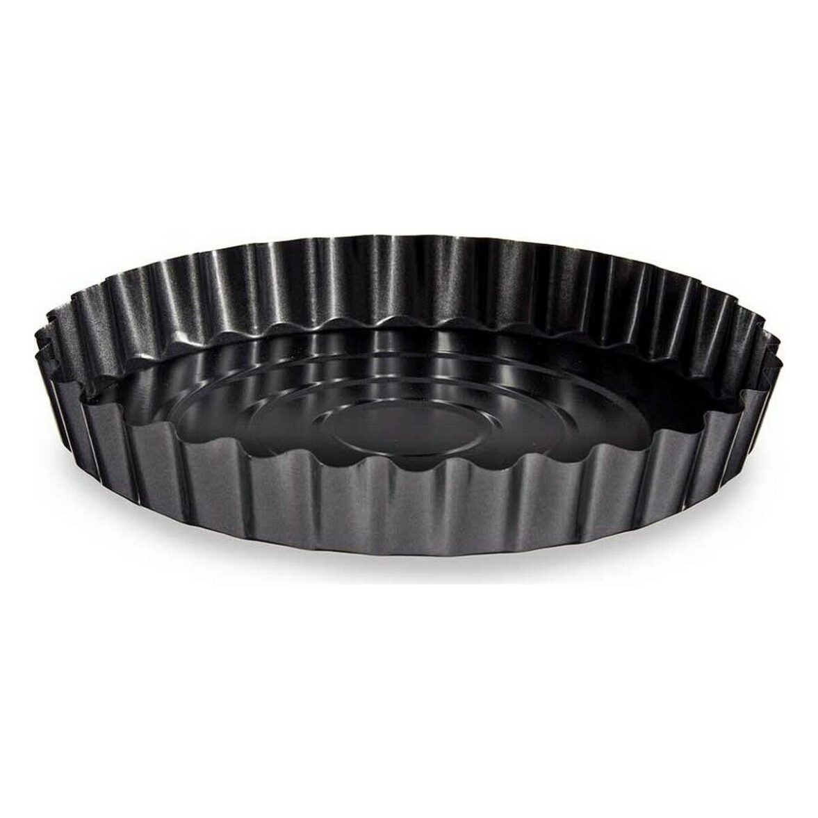 Molde para Horno Kinvara CK56493 Gris oscuro Metal Acero al carbono Ø 28 cm (12 Unidades) - Imagen 3