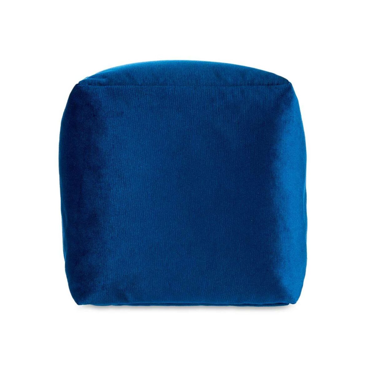 Puff Terciopelo Azul 30 x 30 x 30 cm (4 Unidades) - Imagen 5