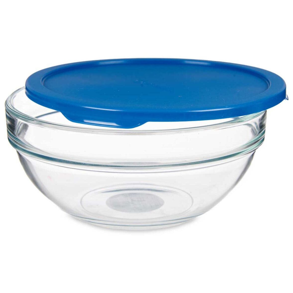 Fiambrera Redonda con Tapa Pasabahce Chefs Azul 1,135 L 17,2 x 7,6 x 17,2 cm (4 Unidades) - Imagen 5