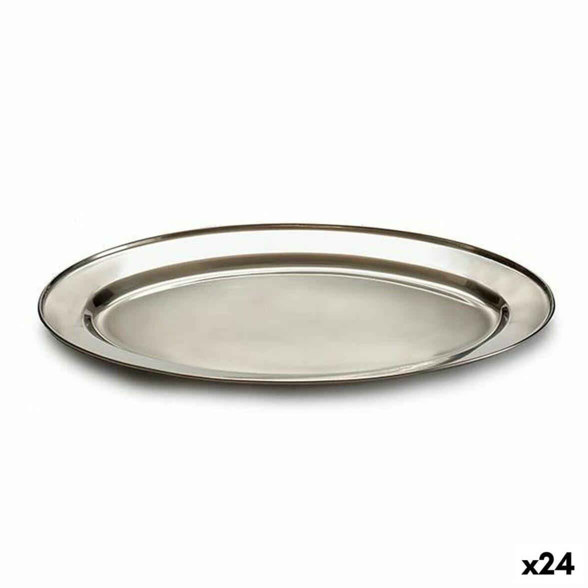 Bandeja Kinvara 2037-30 Plateado Acero Inoxidable 30 x 2 x 20 cm (24 Unidades)