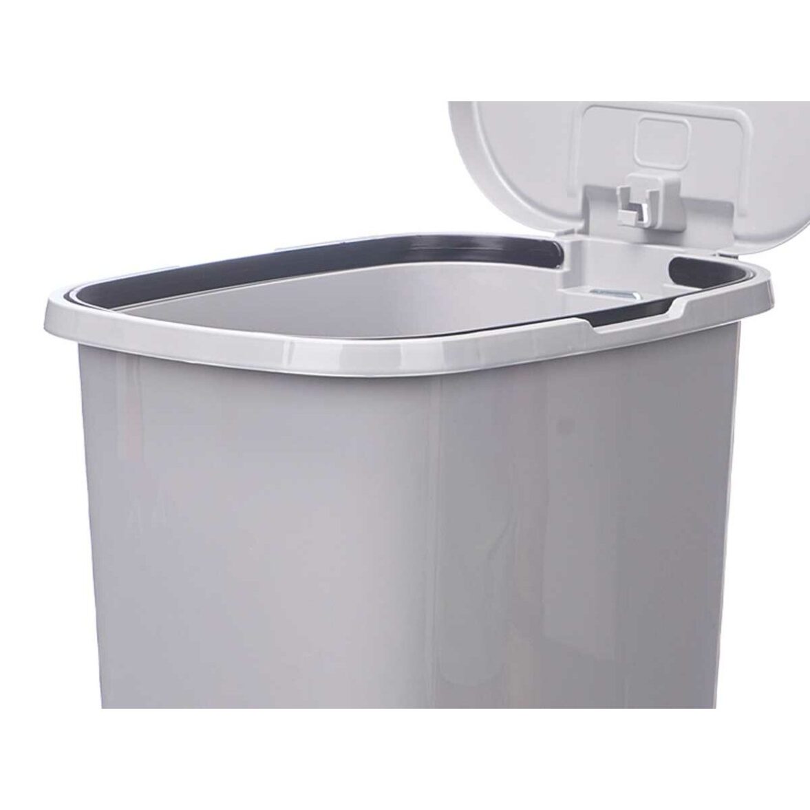 Papelera con Pedal ABK-142 1 Gris Plástico 25 L (6 Unidades) - Imagen 5