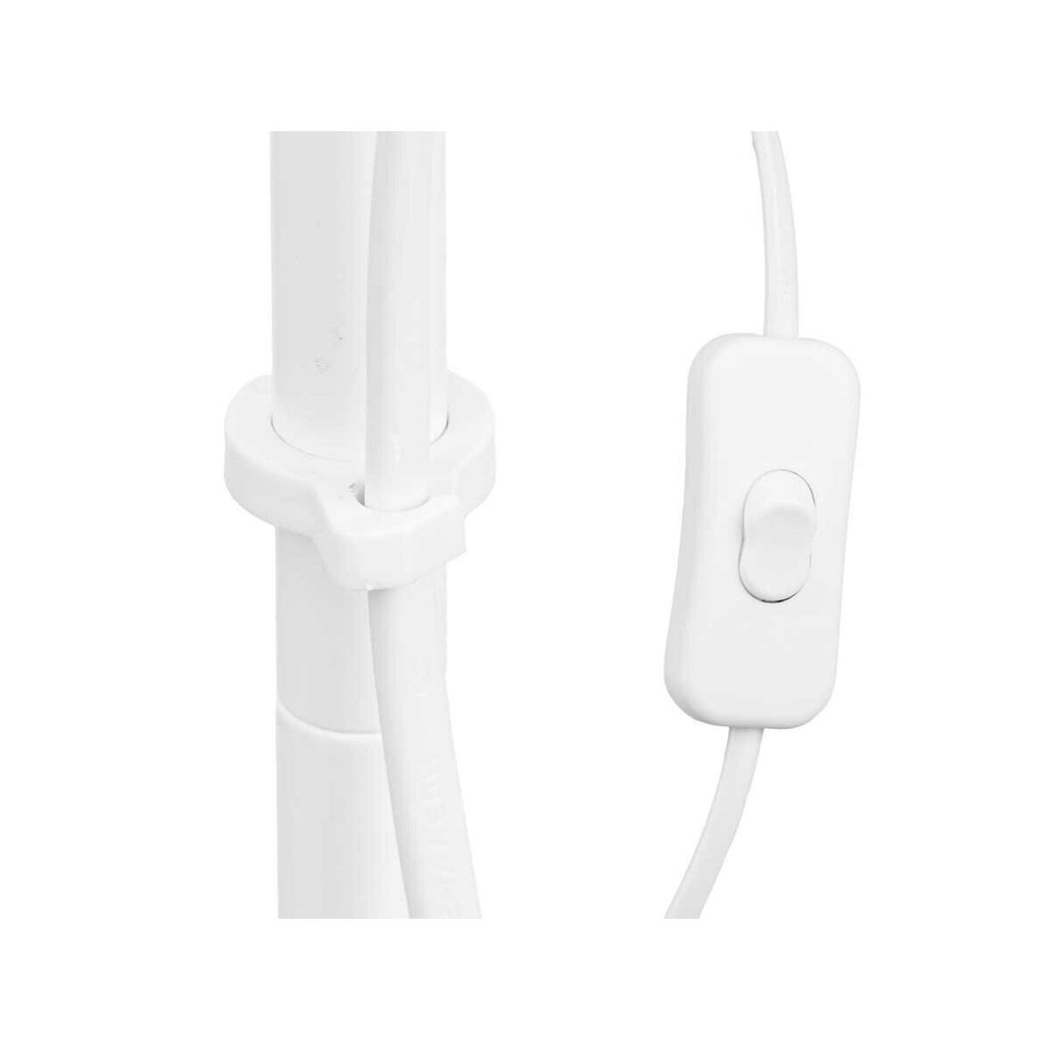 Lámpara de Pie GiftDecor CE13581-3(133) Blanco 60 W 220-240 V 22 x 185 x 22 cm (2 Unidades) - Imagen 5