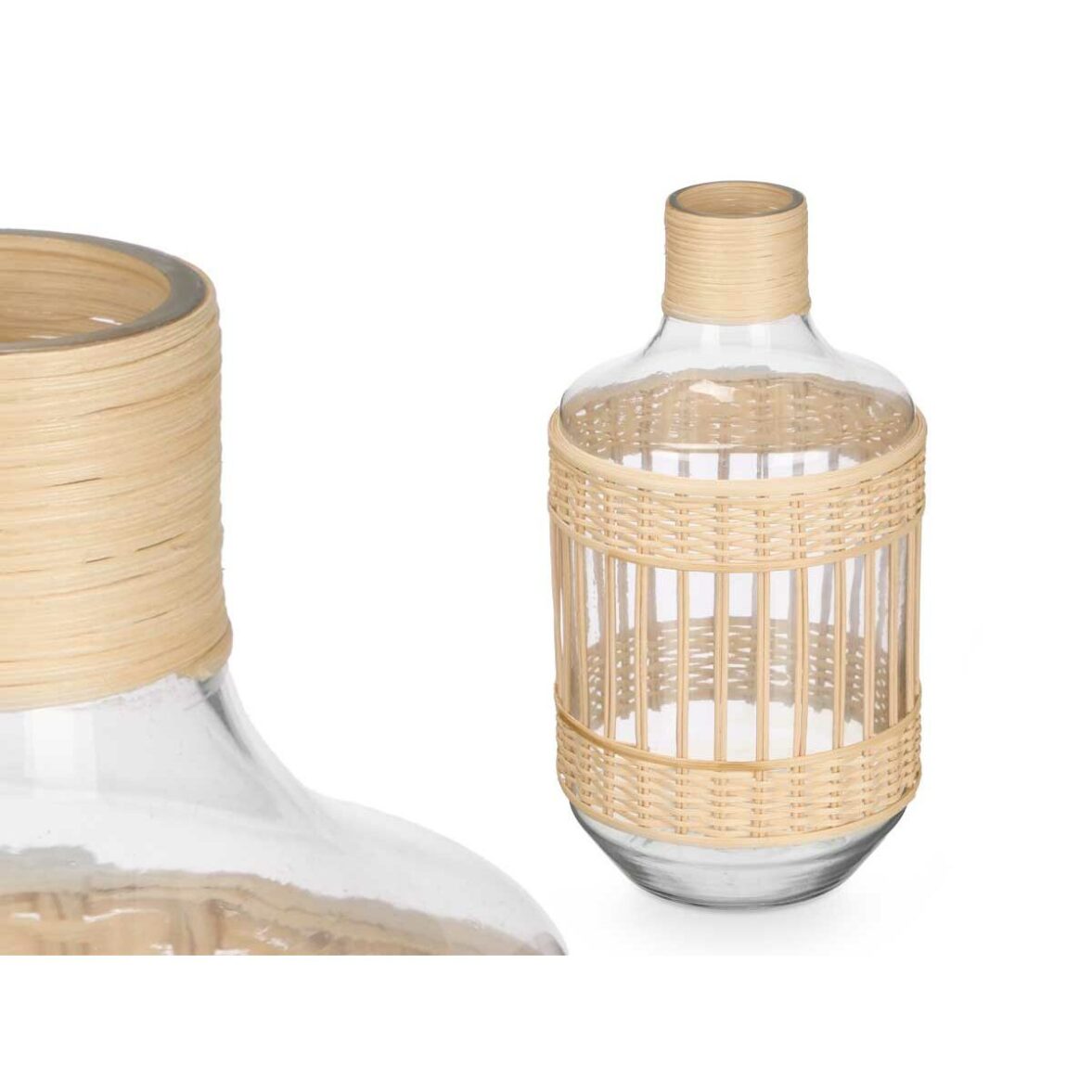 Jarra decorativa GiftDecor SG-30553 Transparente Natural 18 x 34 x 18 cm (4 Unidades) - Imagen 3