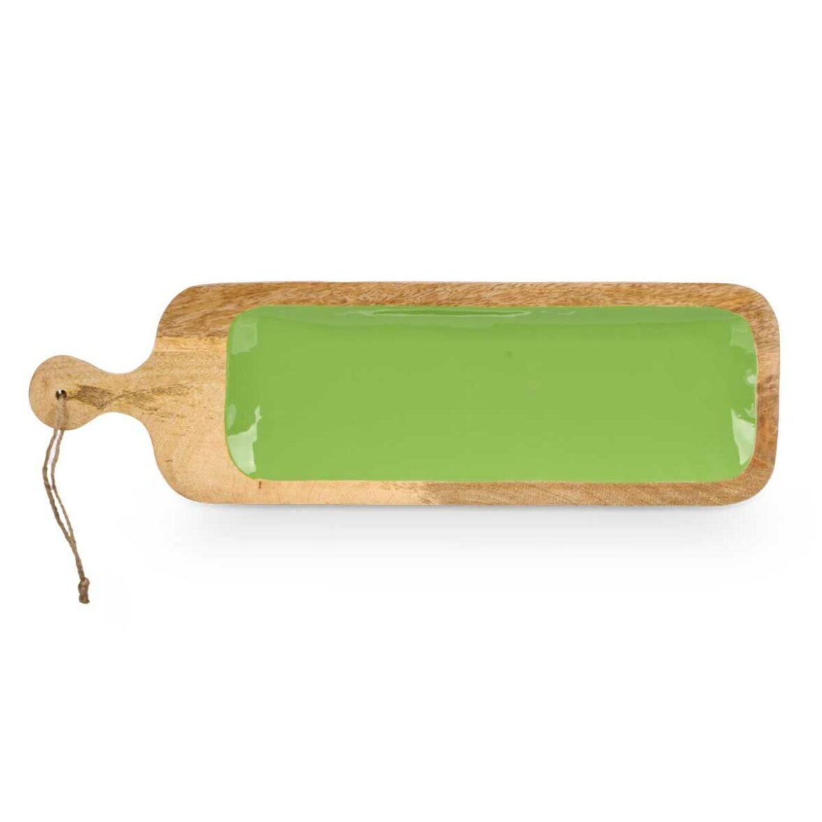 Bandeja de Aperitivos GiftDecor MALI-798 G Verde 50,7 x 3 x 14 cm (6 Unidades) - Imagen 4