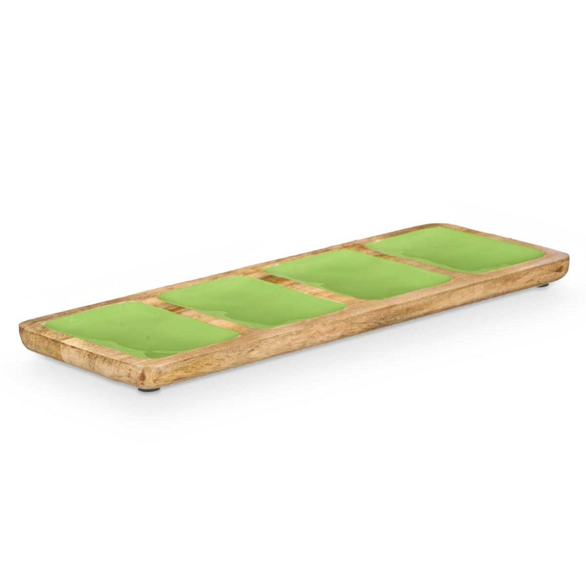 Bandeja con Compartimentos GiftDecor MALI-941 G Verde 46 x 3 x 17 cm (6 Unidades) - Imagen 6