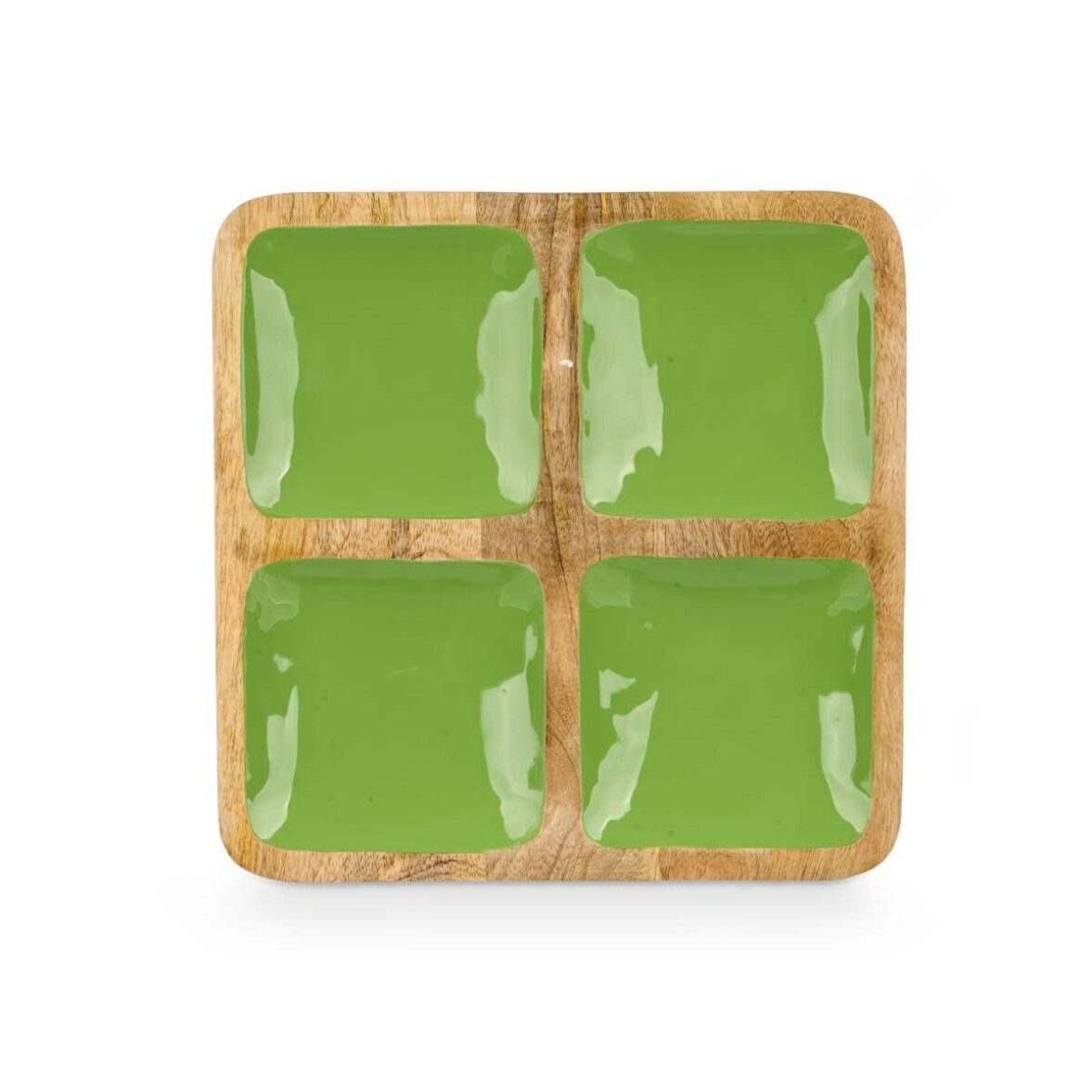 Bandeja con Compartimentos GiftDecor MALI-991 G Verde 31 x 3 x 3 cm (6 Unidades) - Imagen 4
