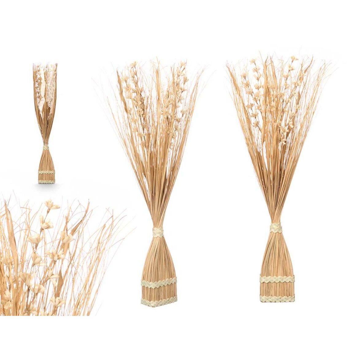 Flor Decorativa GiftDecor DD115007 Natural 14 x 100 x 10 cm 8 x 100 x 18 cm (4 Unidades) - Imagen 3