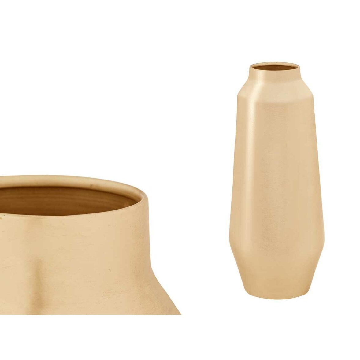 Jarrón GiftDecor 10216-SG Dorado Hierro 16 x 40 x 16 cm (4 Unidades) - Imagen 3