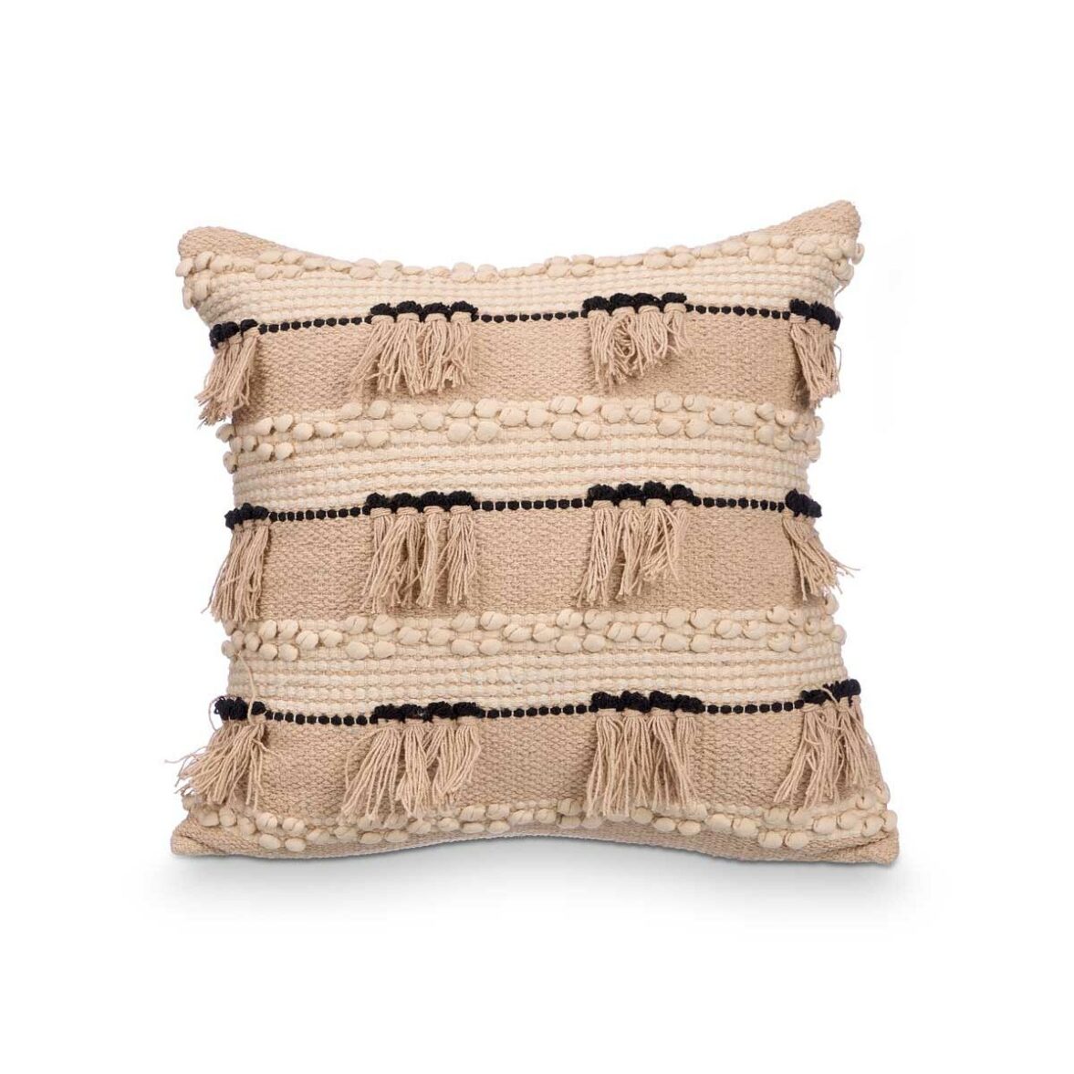Cojín GiftDecor 4739 Negro Natural 45 x 15 x 45 cm (6 Unidades) - Imagen 5