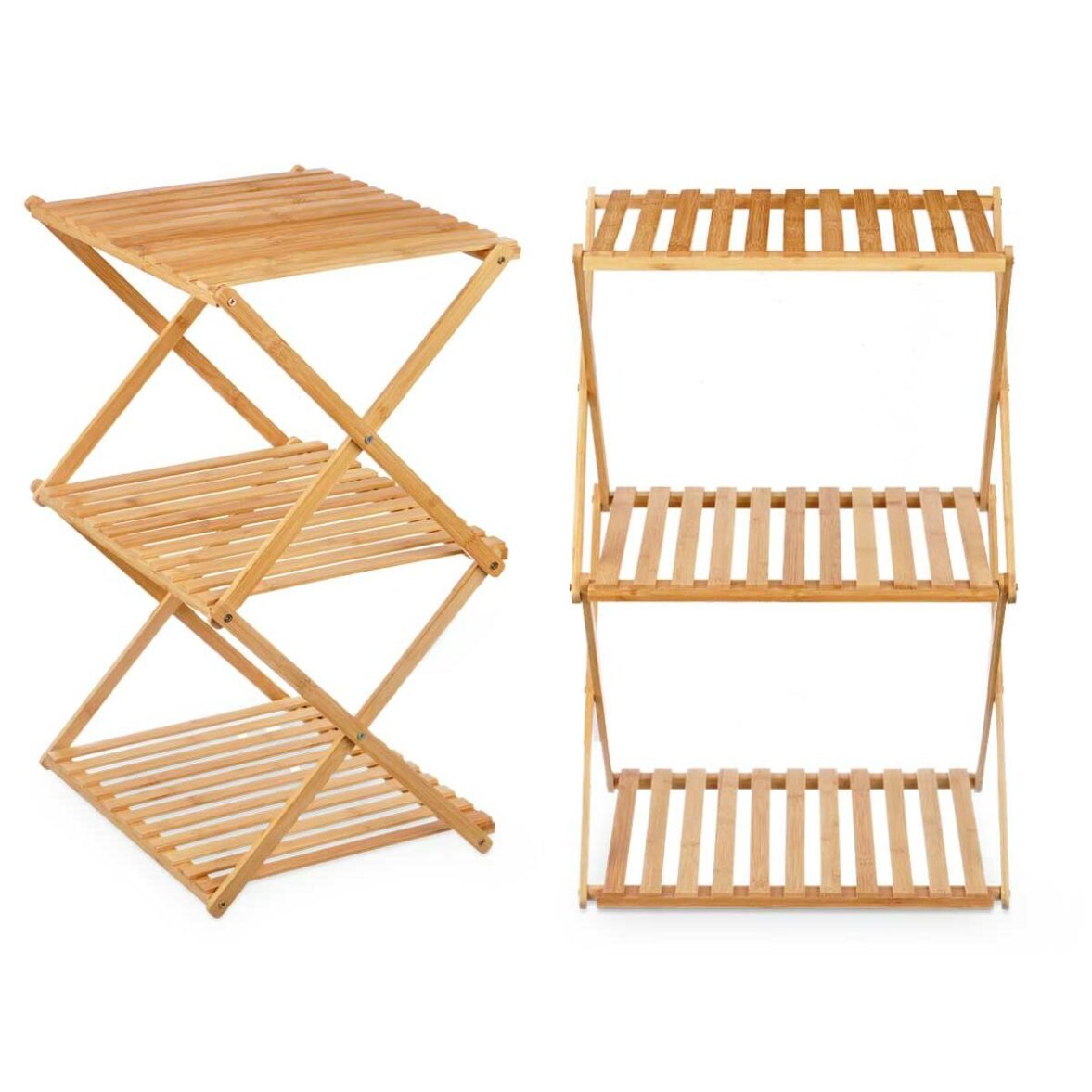 Estantería GiftDecor CH68220-5 Natural Bambú 40 x 62 x 33,5 cm (4 Unidades) - Imagen 4