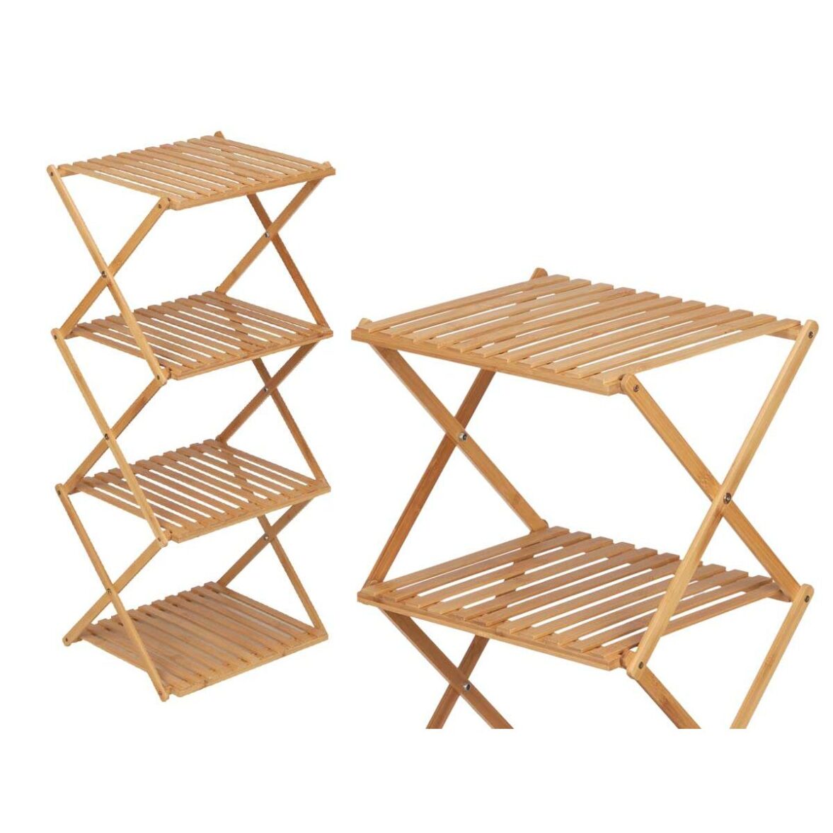 Estantería GiftDecor CH68220-5 2 Natural Bambú 40 x 92,5 x 33,2 cm (4 Unidades) - Imagen 4