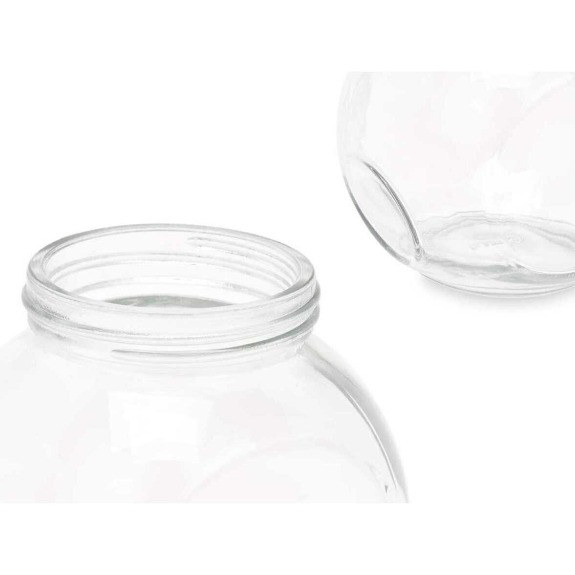 Tarro de galletas Vivalto CW-74-4/TH6 Transparente Vidrio 460 ml 10 x 11 x 10 cm (6 Unidades) - Imagen 3