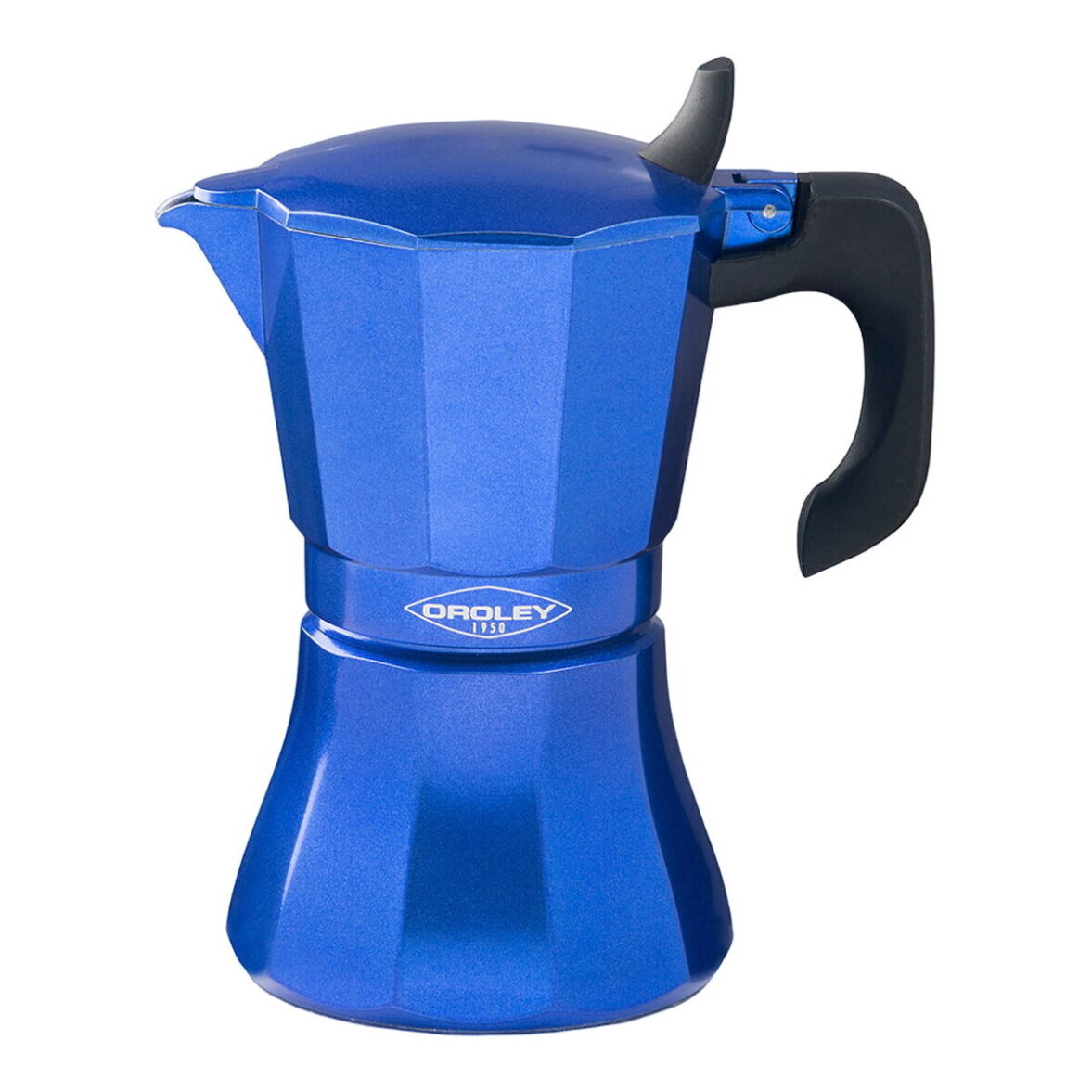 Cafetera Italiana Oroley Petra Azul Aluminio 9 Tazas