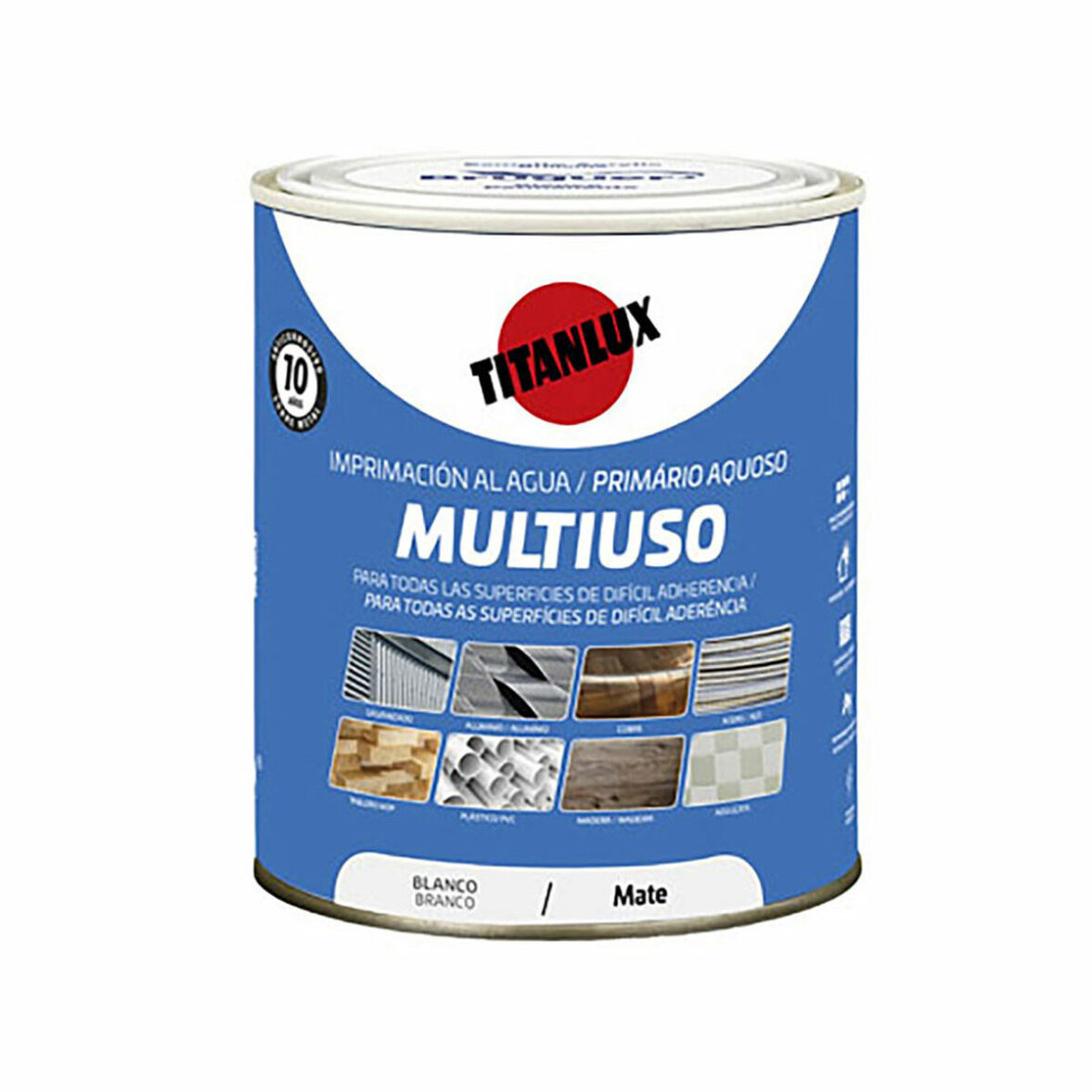 Pintura de Imprimación Titanlux Blanco Mate 750 ml