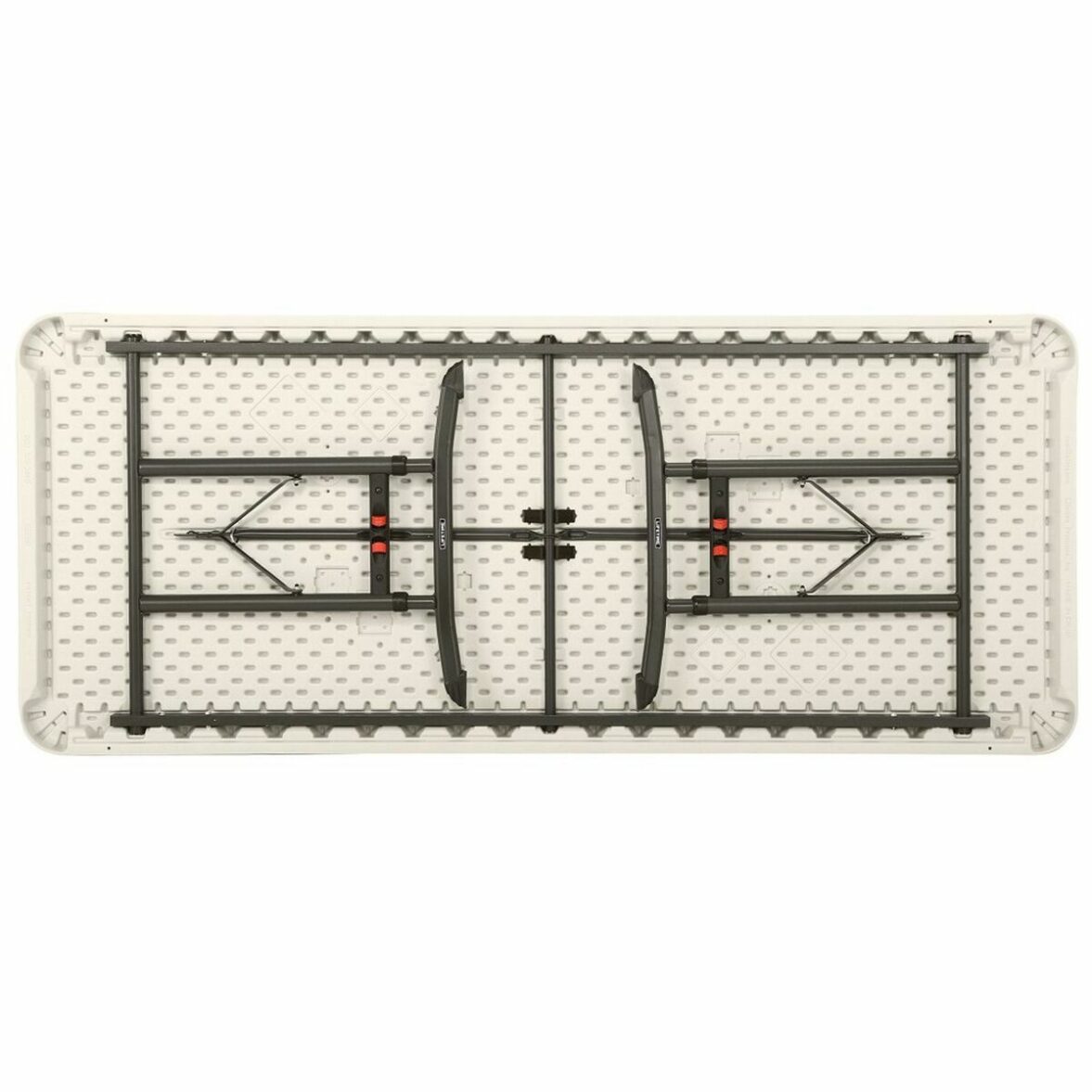 Mesa Plegable Lifetime Blanco Rectangular Acero Plástico 183 x 76 cm - Imagen 4