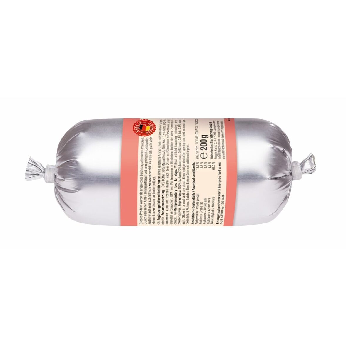 Comida para Perro Fleischeslust 20015 200 gr - Imagen 3
