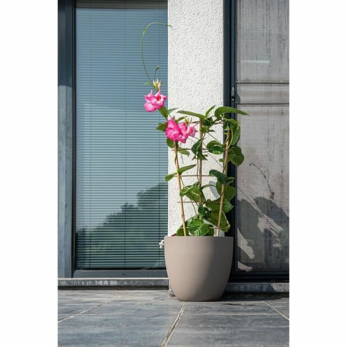 Macetero Garden ID Phoenix Taupe Taupé 48 x 42 cm - Imagen 3