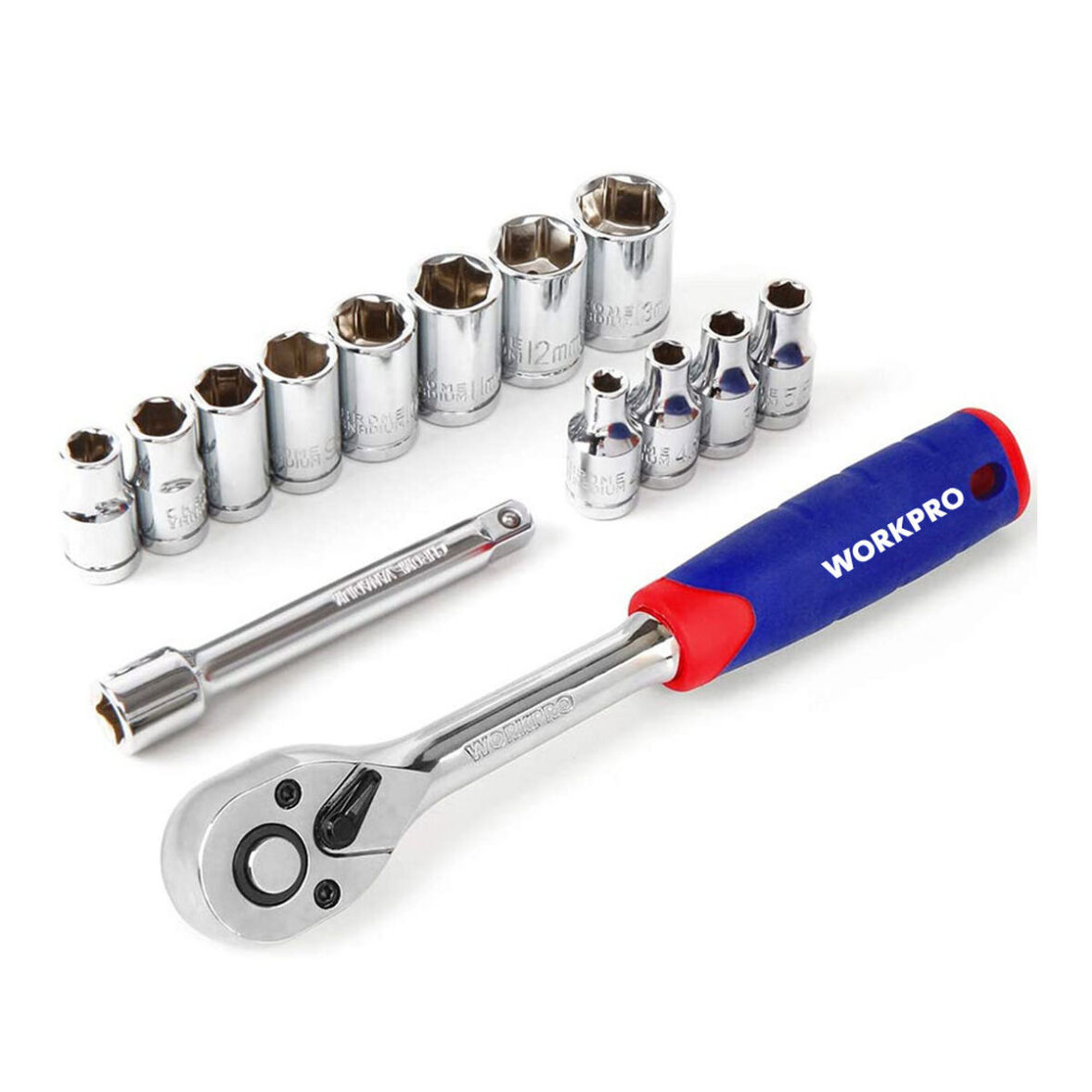 Juego de llaves de vaso Workpro 3/8" 12 Piezas - Imagen 3