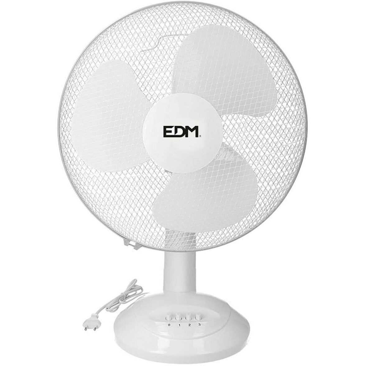 Ventilador de Sobremesa EDM Ø 40 x 61 cm Blanco 45 W