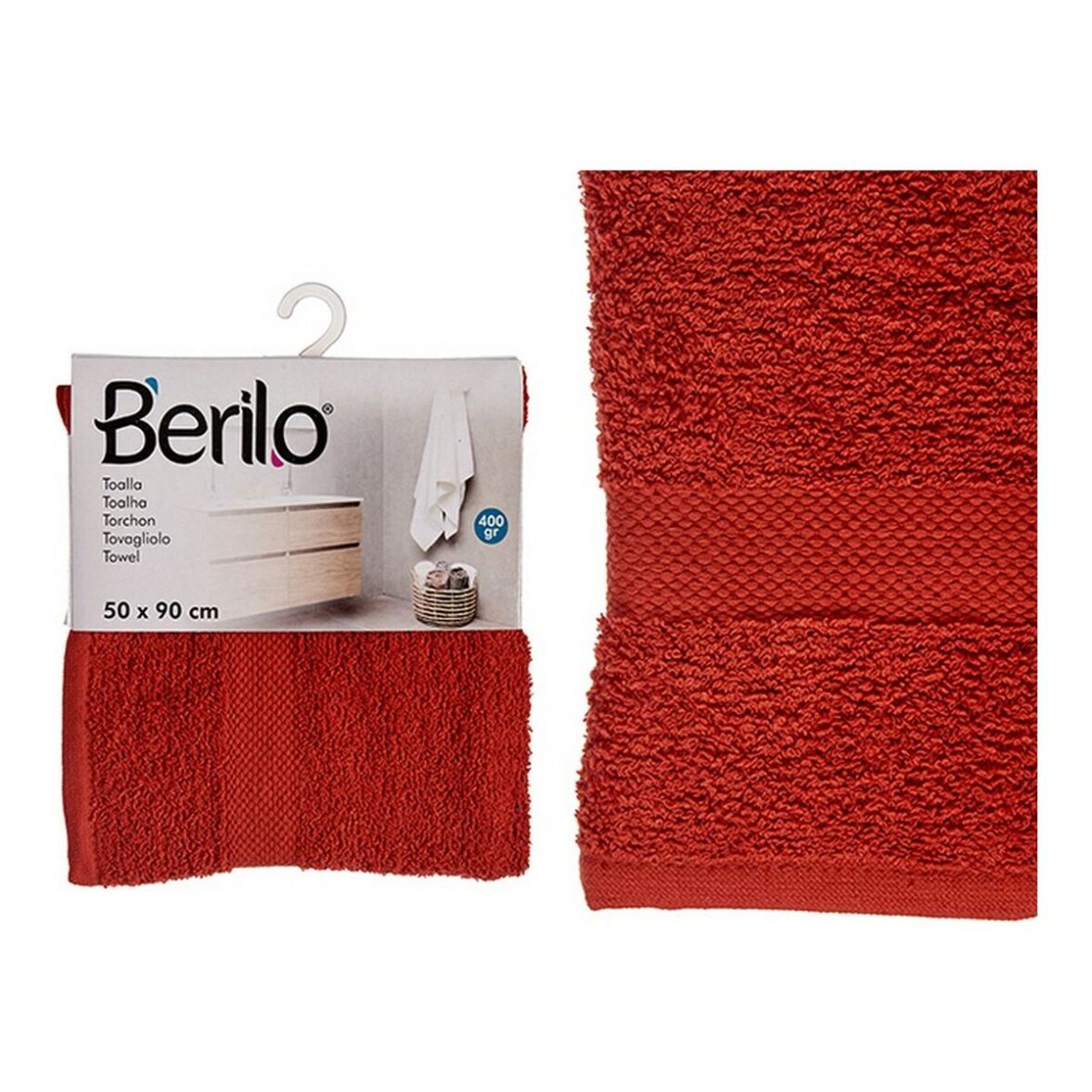 Toalla de baño Color teja - Imagen 3