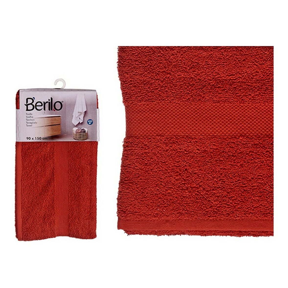 Toalla de baño Color teja - Imagen 5