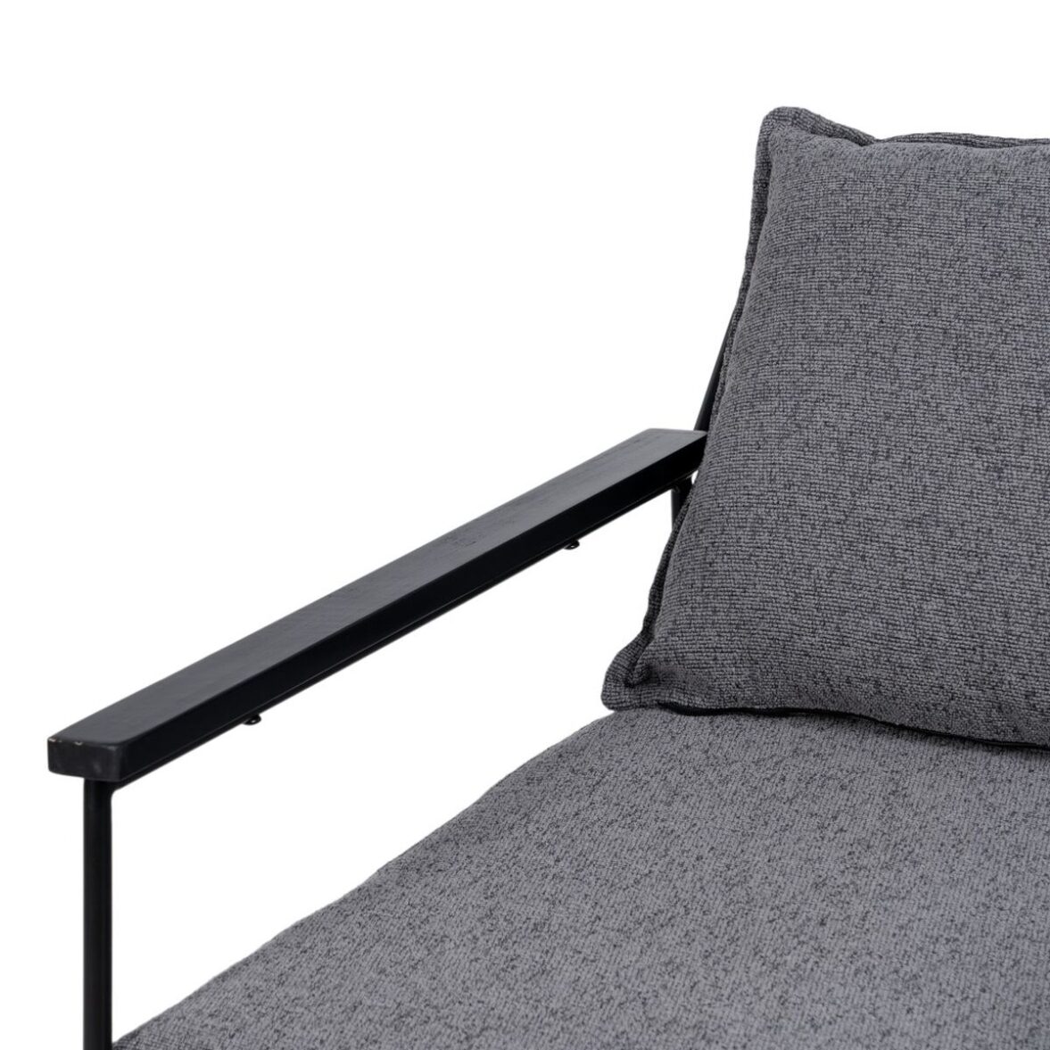 Sillón 69 x 79 x 82 cm Tejido Sintético Gris Metal - Imagen 9