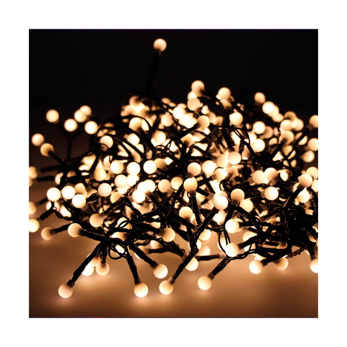 Guirnalda de Luces LED Lumineo Cherry Compact Blanco (14 m) - Imagen 4