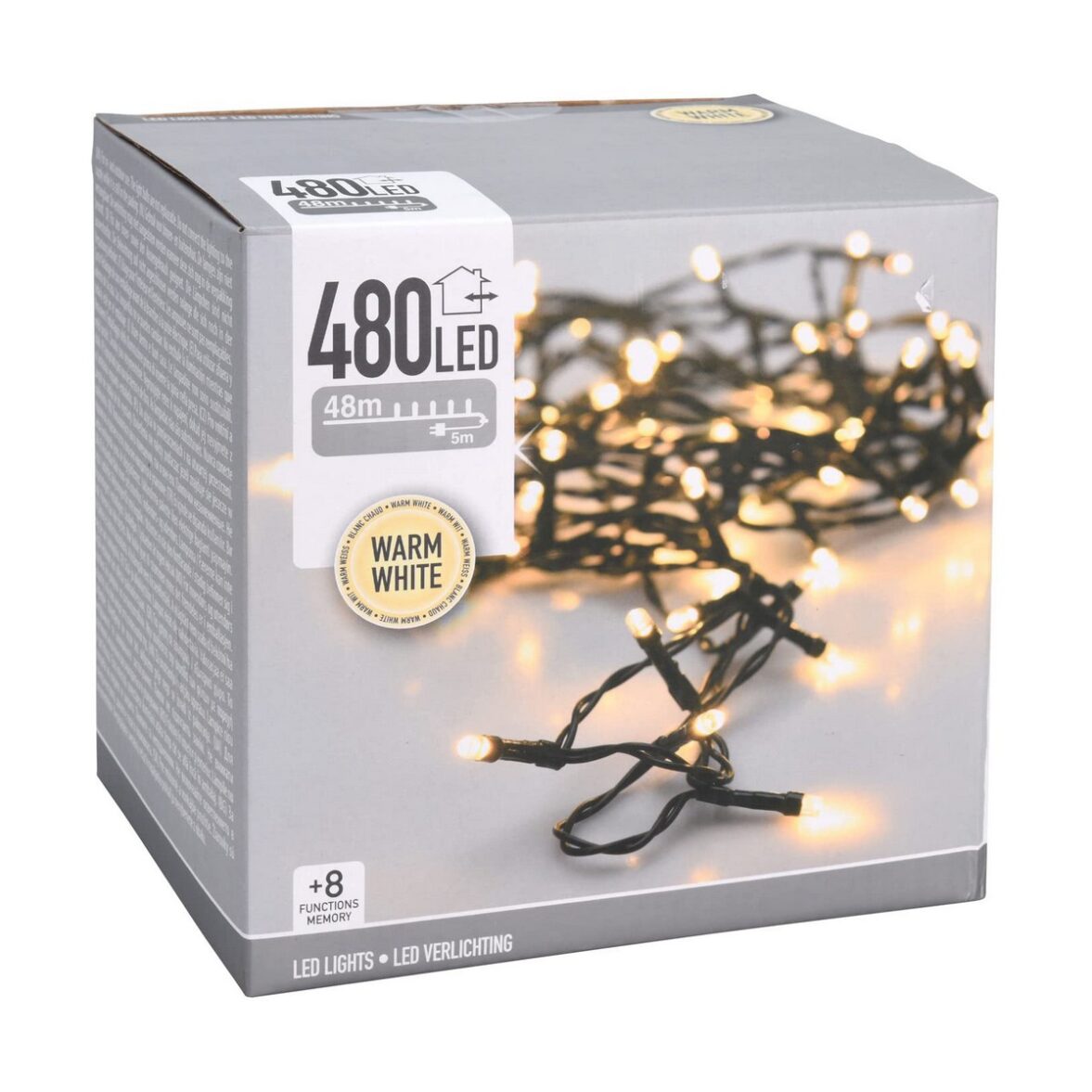 Guirnalda de Luces LED Blanco Blanco Cálido 53 m - Imagen 4