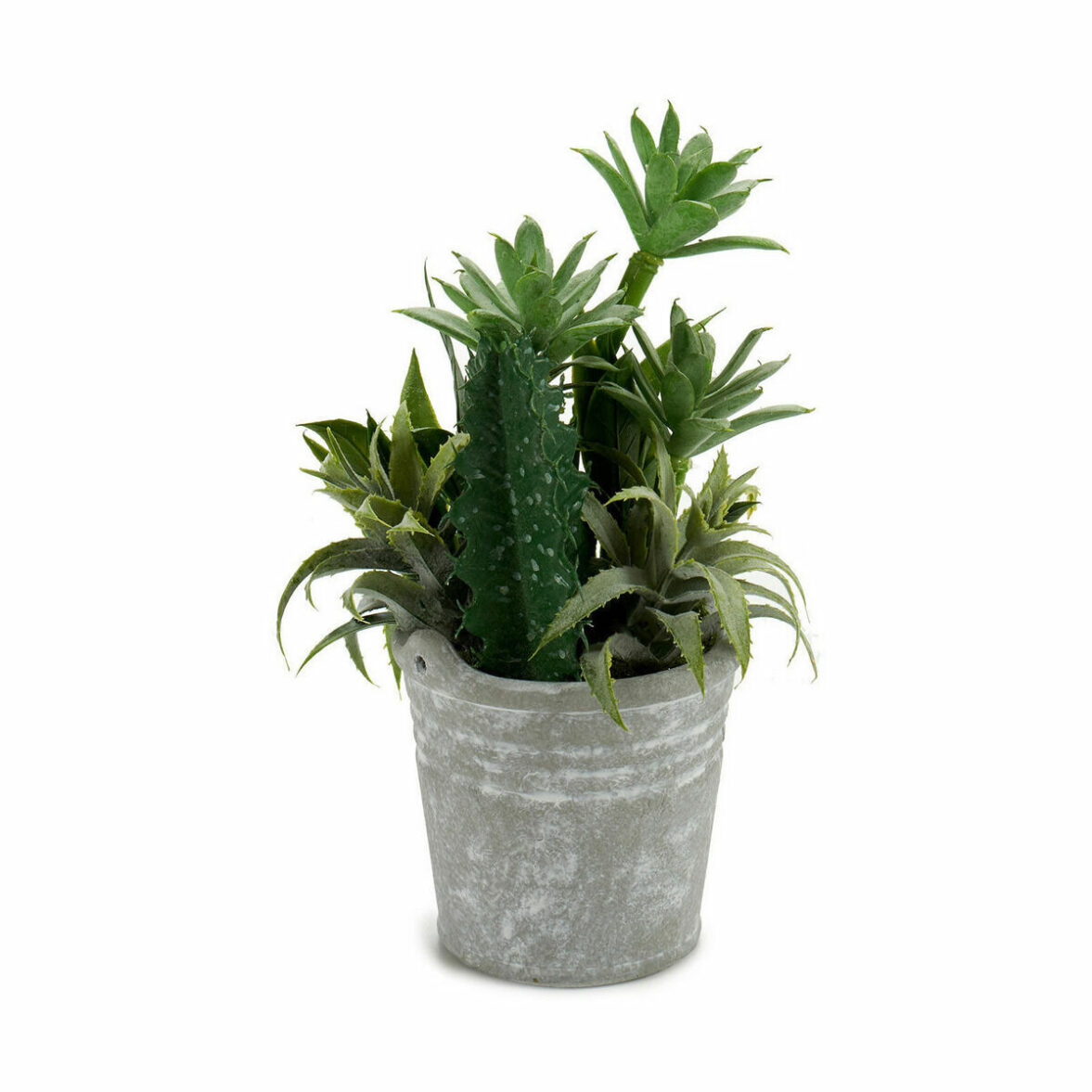Planta Decorativa Ibergarden XD18-1182A-B Plástico Cemento 15 x 24 x 15 cm (12 Unidades) - Imagen 4