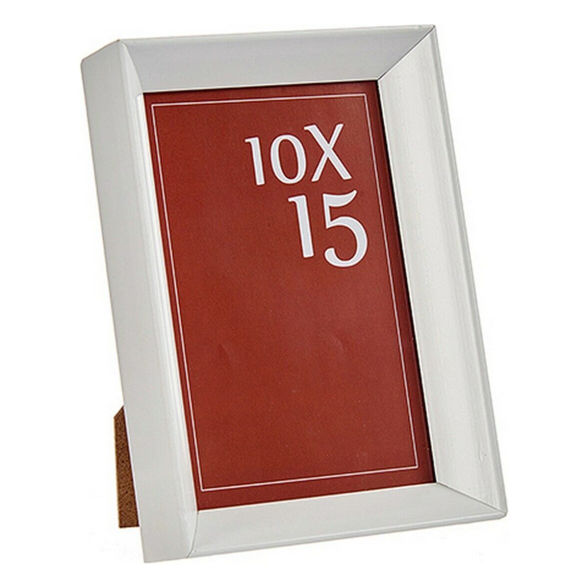 Marco de Fotos GiftDecor WPC0235MG-1-WH Blanco Vidrio Plástico (6 Unidades) - Imagen 3
