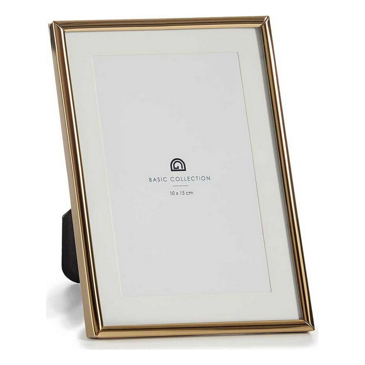 Marco de Fotos GiftDecor MS610001-MAT GOLD Dorado Cristal Acero (12 Unidades) - Imagen 3