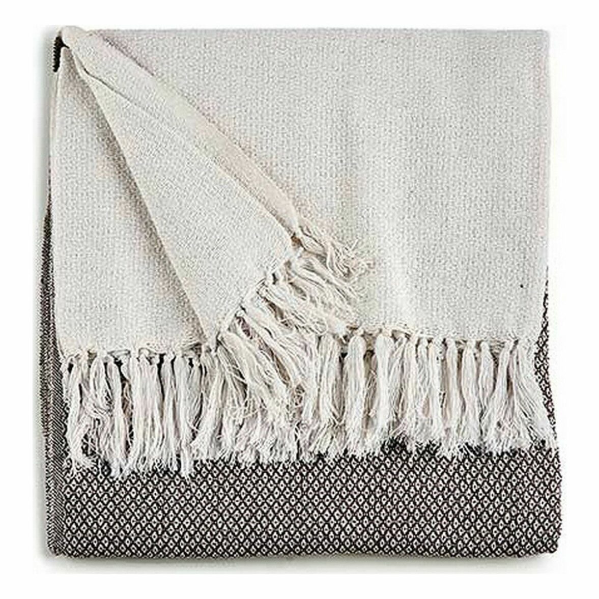 Cubre sofá GiftDecor ITEM NO.28 PLAIDS Marrón Gris Natural 180 x 240 cm Puntos (9 Unidades) - Imagen 5