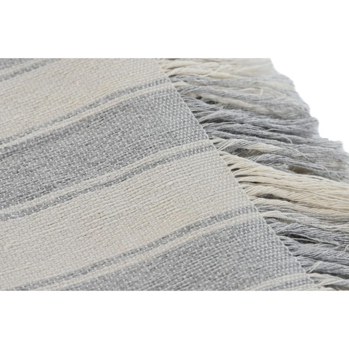 Manta Home ESPRIT Gris 150 x 250 cm - Imagen 3