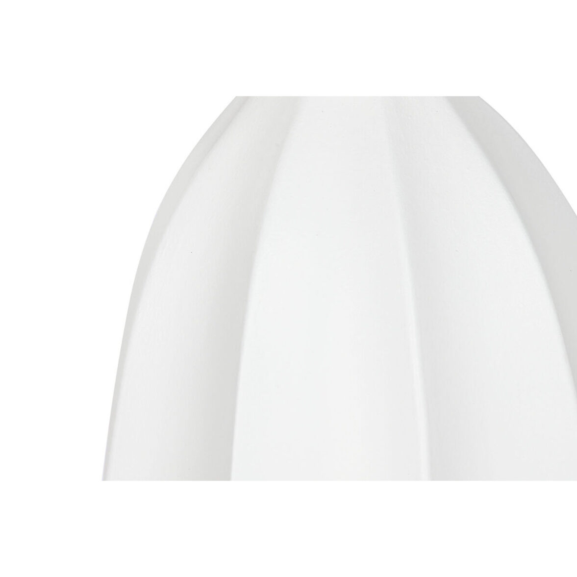 Jarrón Home ESPRIT Blanco Fibra de Vidrio 34 x 34 x 100 cm - Imagen 3