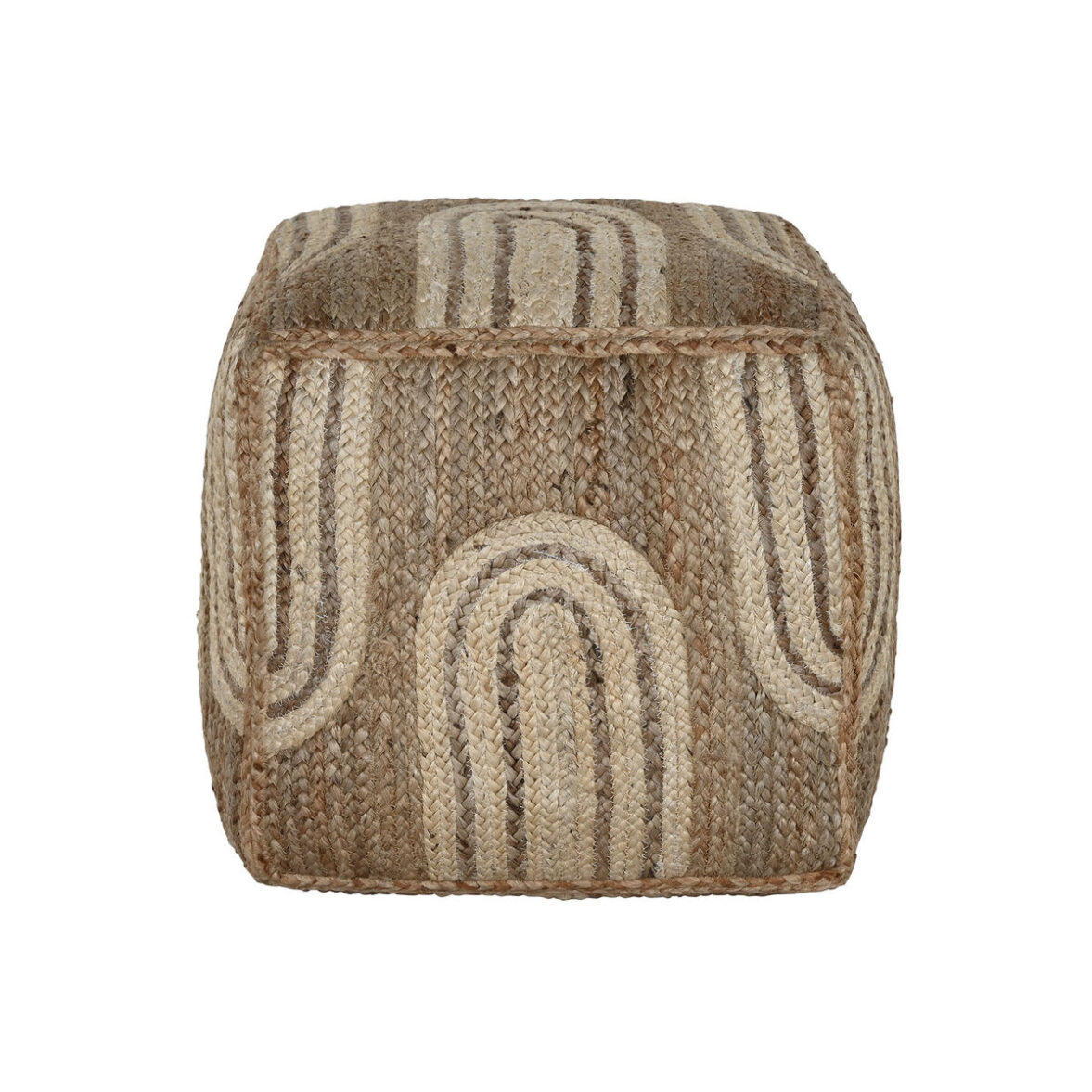 Reposapiés Home ESPRIT Beige Natural 45 x 45 x 45 cm - Imagen 3