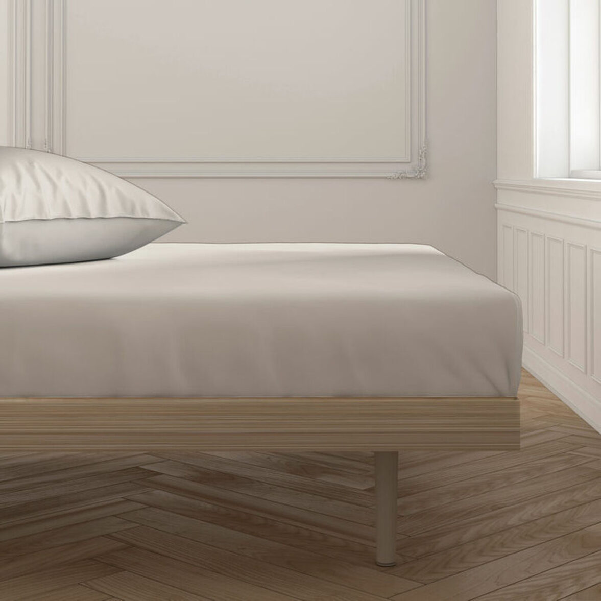 Sábana Bajera Ajustable Happy Home Mix Colors Lino Cama de 105 - Imagen 7