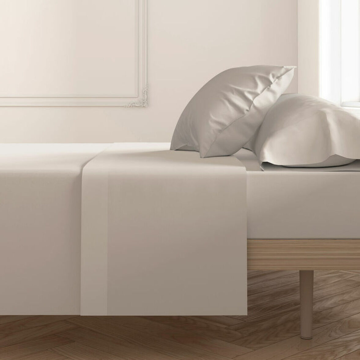 Funda de almohada Happy Home Lino 45 x 80 cm 2 Unidades - Imagen 3