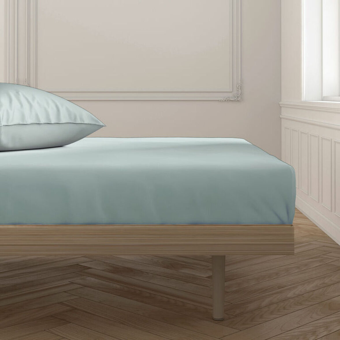 Sábana Bajera Ajustable Happy Home Mix Colors Gris Cama de 160 - Imagen 4