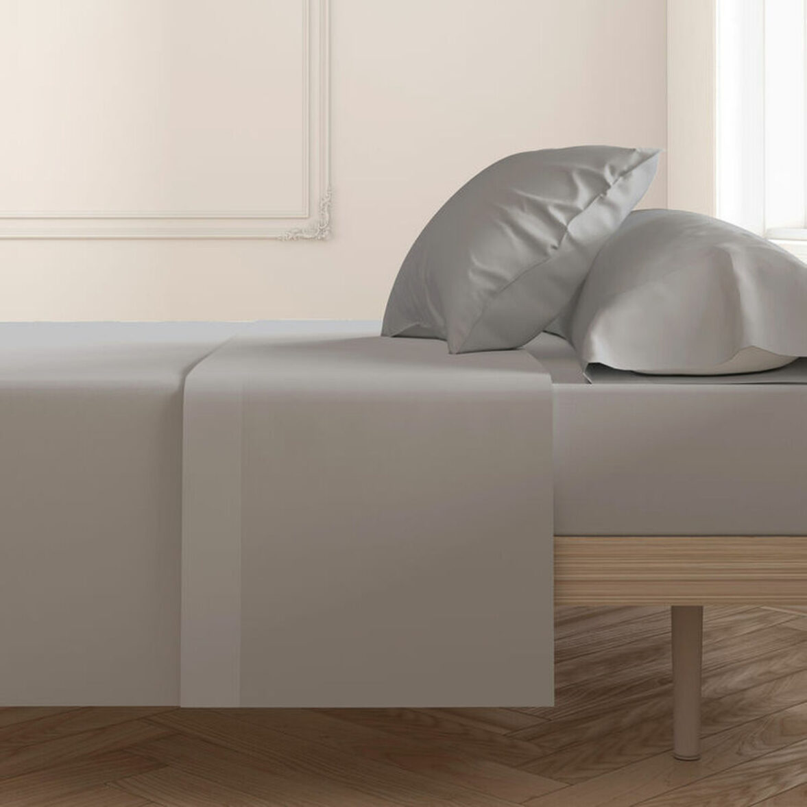 Sábana Encimera Happy Home Mix Colors Perla Cama de 120 - Imagen 3