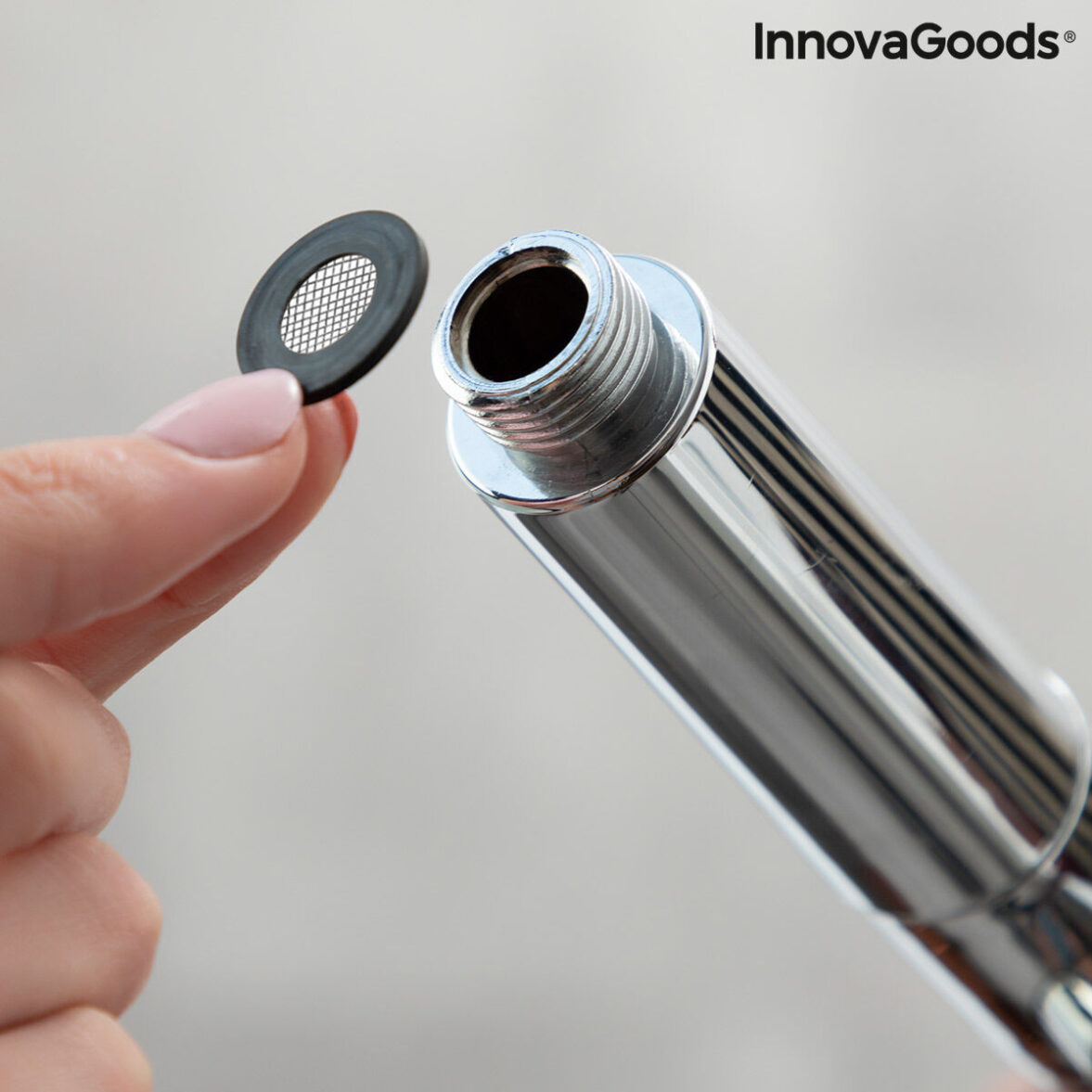 Ecoducha con Hélice de Presión y Filtro Purificador InnovaGoods HELIWER Multicolor Acero Inoxidable (Reacondicionado A) - Imagen 6