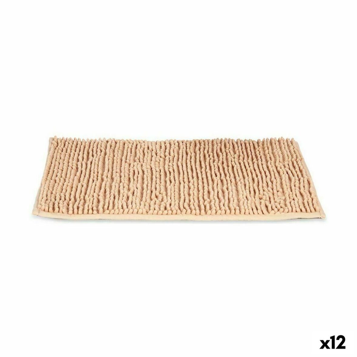 Alfombra de baño Berilo MB/5 Crema 60 x 40 x 2 cm (12 Unidades)