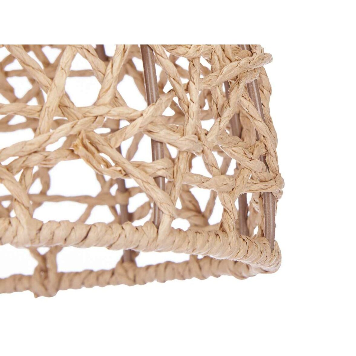 Lámpara de Techo Natural Ratán Cónica 25 x 21 x 25 cm (2 Unidades) - Imagen 5