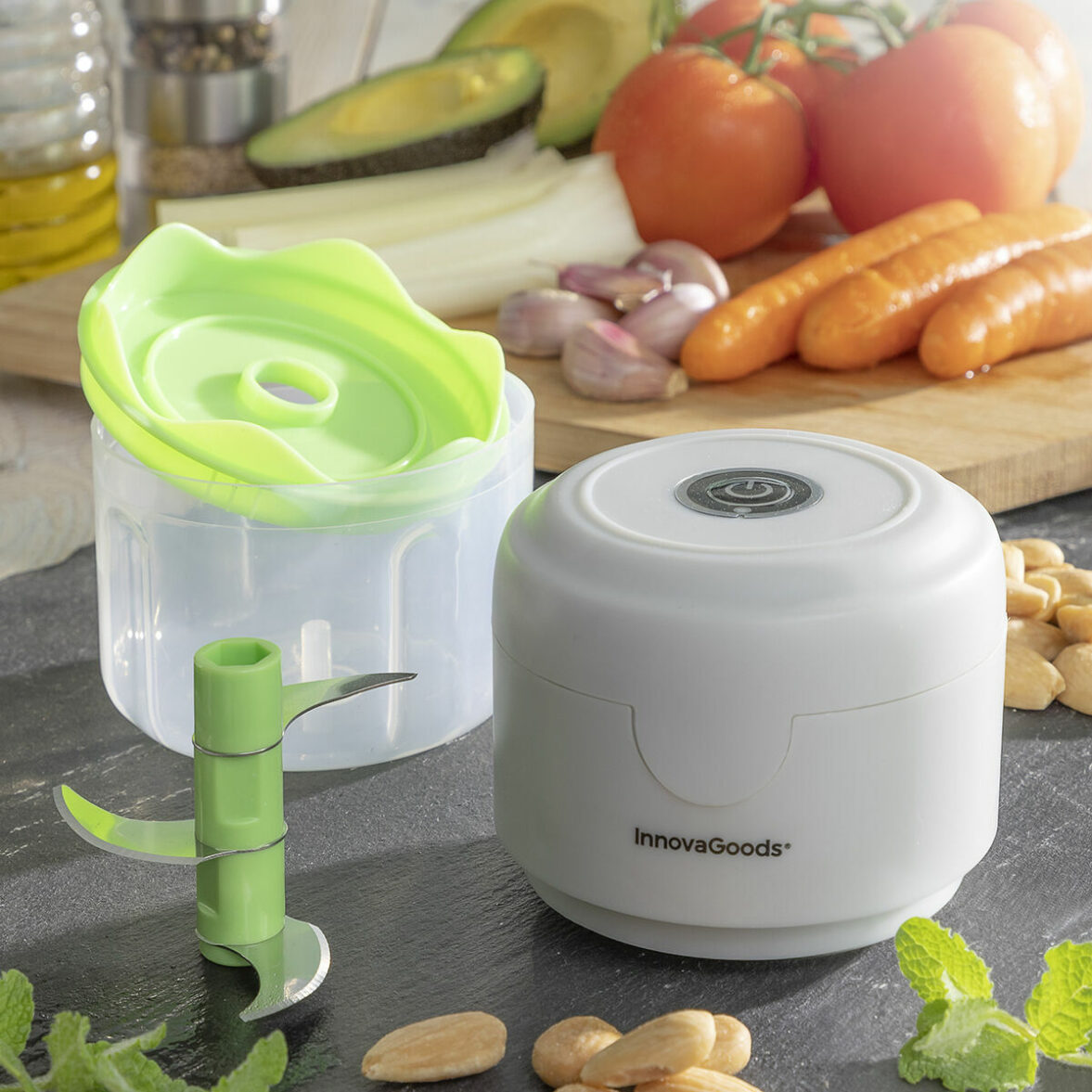 Mini Picadora Recargable Portátil Echoppie InnovaGoods V0103337 (Reacondicionado A) - Imagen 3