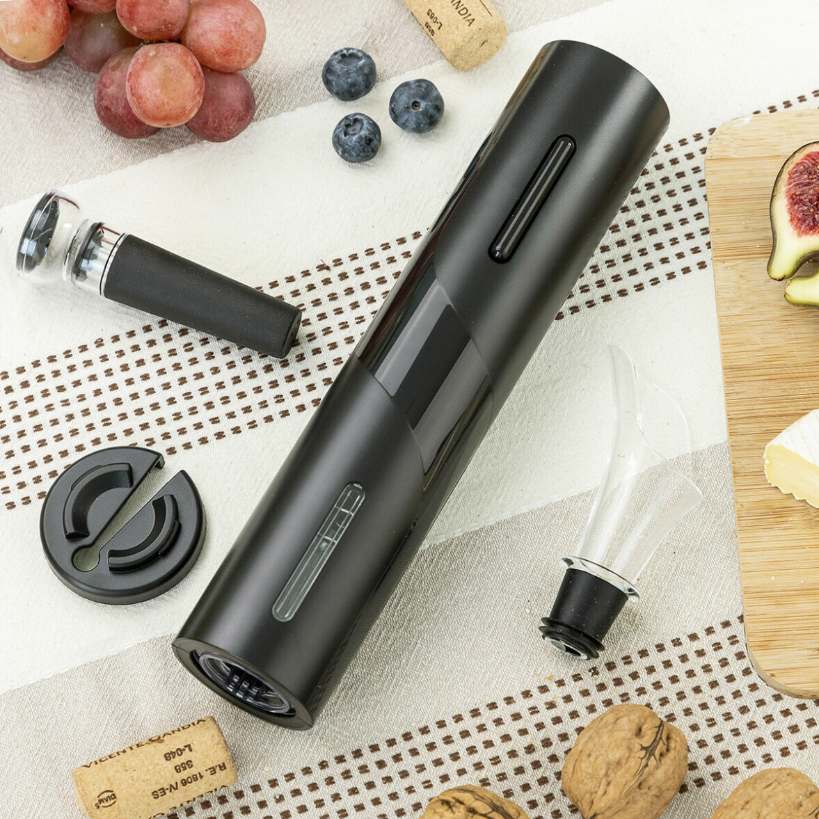 Sacacorchos Eléctrico con Accesorios para Vino Corking InnovaGoods ABS (Reacondicionado A) - Imagen 5